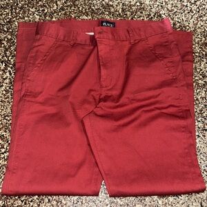 Red children place pants size 14. Like New